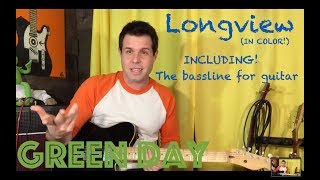 Guitar Lesson How To Play Longview By Green Day [upl. by Marja509]