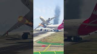 Extremely brave pilot save airplane with fire on the busy airport [upl. by Viole]