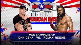 John Cena vs Roman Reigns  WWE Championship Clash of Titans [upl. by Irish913]