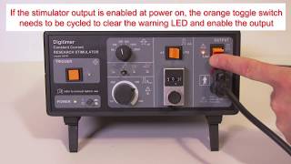 DS7R Constant Current Research Stimulator  Quick Start Tutorial [upl. by Noslen]