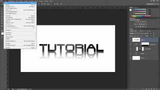 Photoshop CS6 Text mit Texture und Spiegelung erstellen TutorialDeutschHD [upl. by Leela]