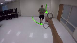 Department of Criminal Justice Training DOCJT Standing Handcuffing [upl. by Pulchi]