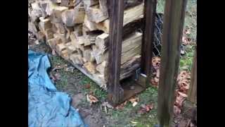 Using 4x4s to make a Firewood Rack [upl. by Helaina215]