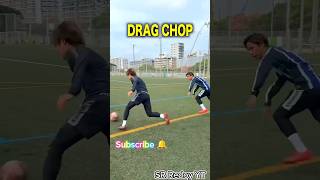 Drag Chop tutorial Step football skills footballskills footballtricks skills footballtricks [upl. by Akapol]