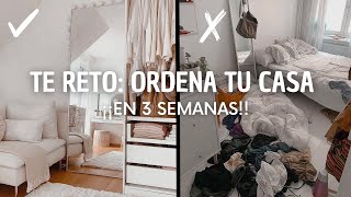 RETO LIMPIA y ORDENA tu CASA en 3 SEMANAS TIPS de LIMPIEZA del HOGAR 💜Jessi Franquet💜 [upl. by Zzabahs]