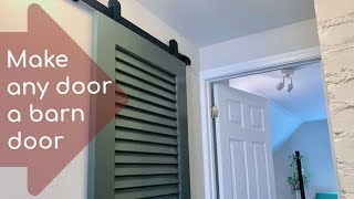 How to Setup Barn Door Bottom Guide With your Barn Door [upl. by Kalin613]