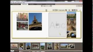 PhotoInPress BookDesigner  Adding photos to a page [upl. by Nomi]