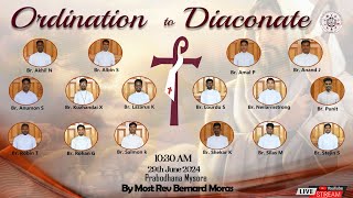 Ordination to Diaconate 29 June 2024 in Prabodhana Mysore [upl. by Reace]