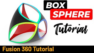 Fusion 360 Tutorial 268  Lore Tetrahedron extrudeintersect Shell sphere box [upl. by Terrijo]