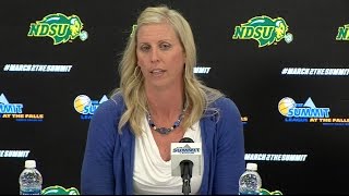 NDSU Womens Basketball Postgame Press Conference  March 4 2017 [upl. by Elolcin]