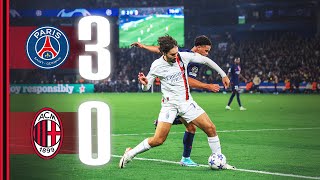 PSG 30 AC Milan  championsleague Highlights  Matchday 3 [upl. by Punke]