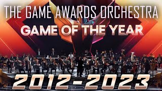 The Game Awards Orchestra GOTY Compilation  20122023 [upl. by Limann]