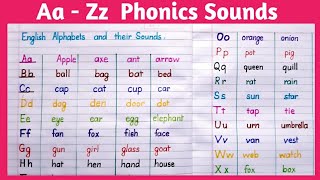 Phonics Sounds a to z  phonics  Phonics Sounds of alphabets  How to read words  Eng Teach [upl. by Evslin265]