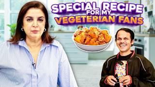 Meri Aur Dilip Ki Special Veg Aloo Recipe FarahKhanK [upl. by Kati]