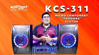 Konzert KCS311 Micro Component quotTodookequot System [upl. by Callie958]