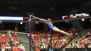 Nicole Lehrmann  Uneven Bars  2012 Secret US Classic [upl. by Atirat]