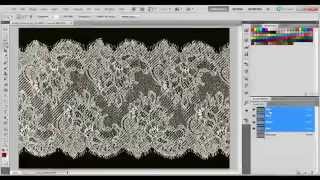 EASY Photoshop Tutorial Extract amp Remove Delicate Lace From A Background [upl. by Avelin212]