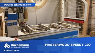 MASTERWOOD SPEEDY 207 Höchsmann Klipphausen [upl. by Fihsak]