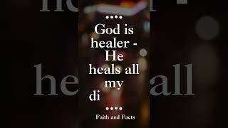 GOD is My Miraculous HEALER faith shorts [upl. by Animahs]