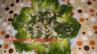 Comment faire une salade de crevettes rapide [upl. by Cherian921]