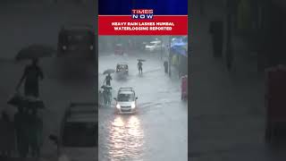 Heavy Rain Lashes Mumbai  Waterlogging Reported  IMD Issues Red Alert For Parts Of Maharashtra [upl. by Egidio]