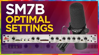 DBX 286s  Shure SM7B Optimal settings [upl. by Anivlis316]