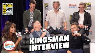 Kingsman 2 Cast Spills Secrets  LIVE in Studio SDCC 2017 [upl. by Panaggio]