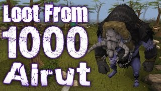 Runescape 3  Loot From 1000 Airut Harbingers of Tuska [upl. by Eicnahc522]