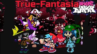 【FNF】True FantasiaTouhou Characters VS BF【Triple Trouble Cover】 [upl. by Trevor957]