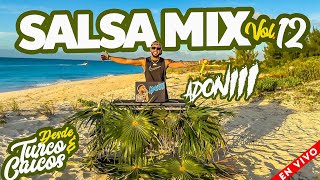 SALSA CLASICA VOL 12 🥁 LAS 12 MEJORES SALSA  MEZCLADA EN VIVO POR DJ ADONI ♥️🍺🥃  SALSA MIX [upl. by Kir767]