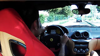 Ferrari 599 GTB Fiorano Test Drive Maranello [upl. by Annaegroeg732]