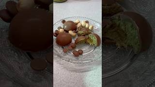 Dubai csokoládé bonbon ReceptIGTiktok recept dubai dubaichocolate csokoládé pisztácia food [upl. by Madaih]