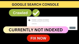 Crawled  Discovered Currently Not Indexed  Fix Issue in Blogger  Google Search Console [upl. by Llib]