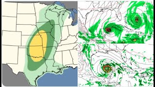 Red Alert Double Hurricane watch amp Severe Weather Wednesday [upl. by Darrill116]