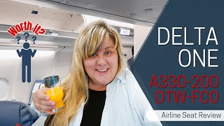 Delta One A330200 Review  What to expect  Plus Size Friendly  Worth the money  DTWFCO [upl. by Yerga]