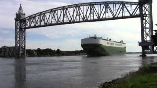 Car carrier quotBessquot Cape Cod Canal [upl. by Berneta]