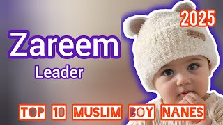 Top 10 trending Muslim unique baby boy names 2025baby boy names meaningvariety Muslim boy names [upl. by Comyns]