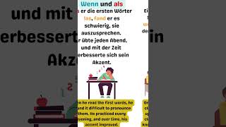 How to Use quotwennquot vs quotalsquot in German Sentences  Temporal Clauses shorts germanforbeginners [upl. by Enttirb]