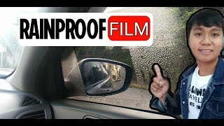 HOW TO INSTALL RAINPROOF FILM TAGALOG [upl. by Gabriel]