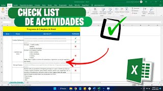 Como hacer Un Check List en Excel de actividades de Limpieza de un Hotel que se deben Realizar [upl. by Delwin355]