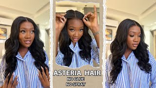 No Glue Or Spray Needed THE BEST 5x5 LACE CLOSURE WIG  SKIN MELT HD LACE ft ASTERIA HAIR [upl. by Casanova]