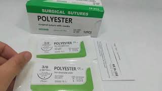 suture 5vicryl  pgg pgla pga910 pdo silk nylon polyester polypropylene  surgical suture [upl. by Daukas243]