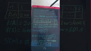 Finite Geometric Series Solving a RealWorld Problem algebra maths math mathematics [upl. by Aibsel]