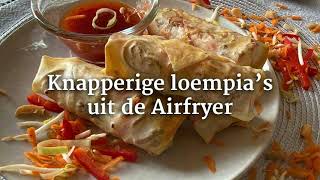 Knapperige loempias uit de Airfryer [upl. by Calica]