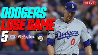 Dodgers Lose NLCS Game 5 Did Dave Roberts Pull Jack Flaherty at the Right Time Big Takeaways [upl. by Colwell]