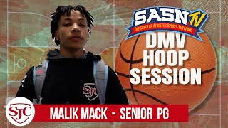 DMV Hoop Session Interviews St Johns Malik Mack [upl. by Bathsheba199]