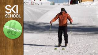 Beginner Ski Lesson 12  Sliding on Snow [upl. by Rammus]