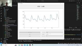 Demostración Interfaz grafica en Python PyQt graficación en tiempo real  V7 [upl. by Nedyah4]