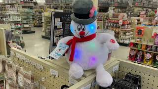 Frosty The Snowman Plush With Flashing Lights At Hobby Lobby [upl. by Tremaine]