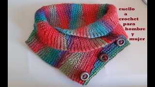 Cuello a crochet  paso a paso  tutorial a ganchillo [upl. by Jezreel]